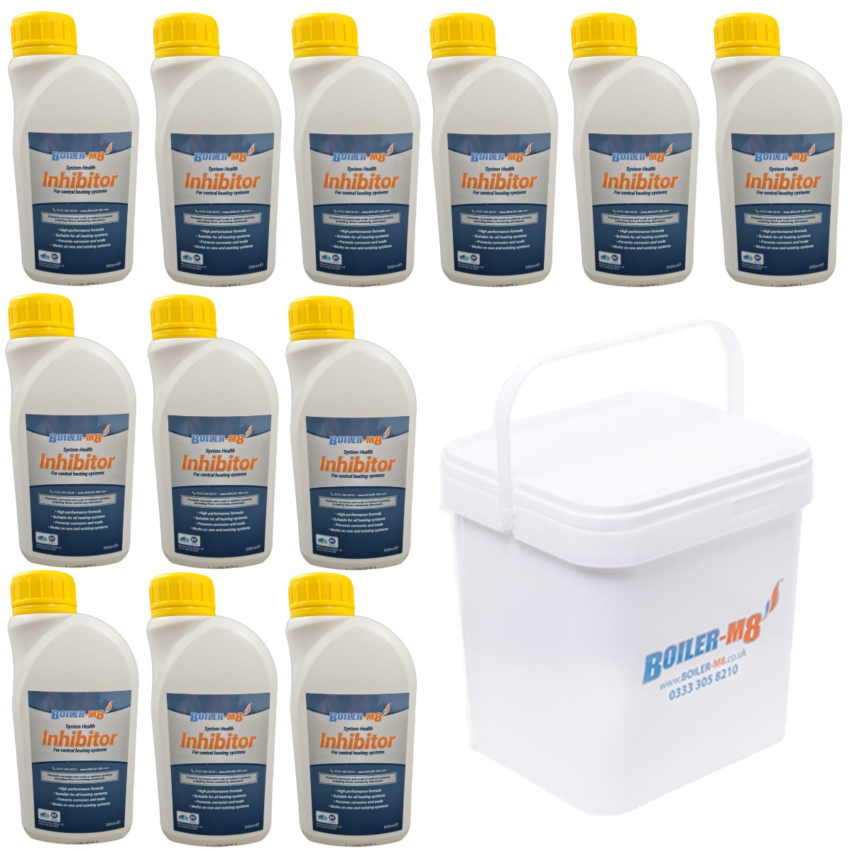 Boiler-m8 500ML Buildcert NSF System Health Inhibitor - Trade Pack of 12